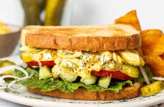 Homemade Egg Salad Sandwich