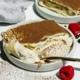 Cottage Cheese Tiramisu Crepe Roll