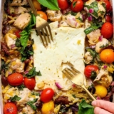 Greek Chicken Orzo Casserole Recipe