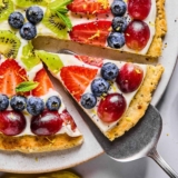 Easy Cottage Cheese Protein Fruit Pizza