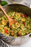Pesto Shrimp Orzo – Bites of Wellness